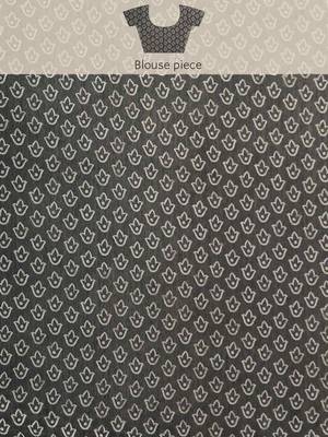 Silk Land  Black  Woven Design Cotton Blend Saree  4