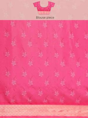 Silk Land  Multicolored Printed Art Silk Saree  4