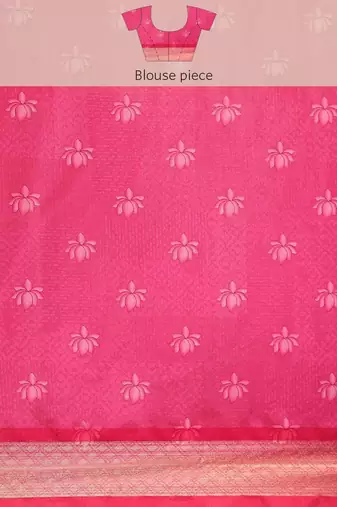 Silk Land  Beige  Printed Art Silk Saree 