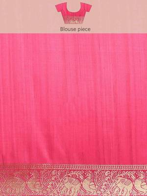 Silk Land  Green  Printed Art Silk Saree  4