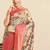 Silk Land  Beige  Printed Art Silk Saree 