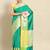 Silk Land  green  woven design art silk saree 