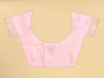 Silk Land  Pink  Printed Art Silk Saree  5
