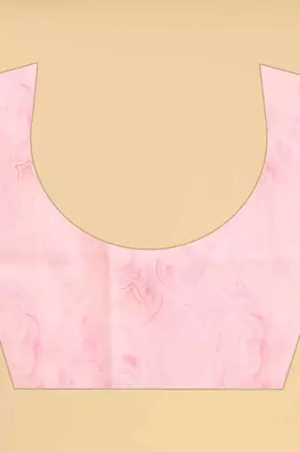 Silk Land  Pink  Printed Art Silk Saree 