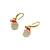 Christmas necklace, earring & bracelet set santa claus charm pendant for women & girls party gifts