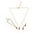 Christmas necklace, earring & bracelet set red snowman charm pendant for women & girls party gifts