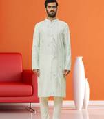 Men's pista embroidered kurta pajama