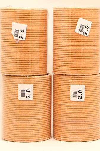 Light peach color 4 set of velvet fashion bangles combo size(2 set of 2.6, 2 set of 2.8) fb115cmb