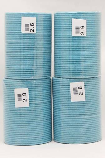 Surf color 4 set of velvet fashion bangles combo size(2 set of 2.6, 2 set of 2.8) fb129cmb