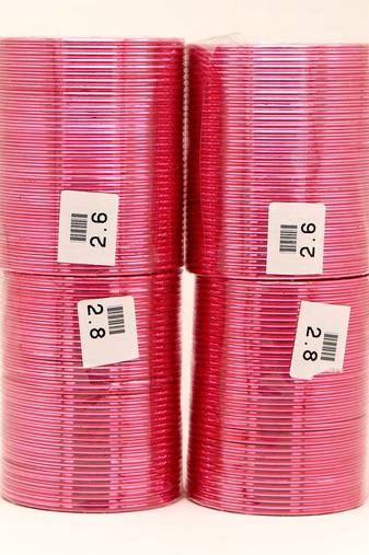 Peach gajari color 4 set of fashion bangles combo size(2 set of 2.6, 2 set of 2.8) fb137cmb