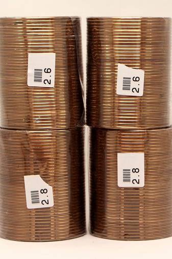 Brown color 4 set of fashion bangles combo size(2 set of 2.6, 2 set of 2.8) fb142cmb