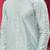 Men's sky blue embroidered kurta pajama