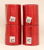 Red color 4 set of fashion bangles combo size(2 set of 2.6, 2 set of 2.8) fb153cmb