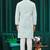 Men's light blue embroidered kurta pajama
