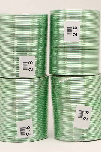 Pista green color 4 set of fashion bangles combo size(2 set of 2.6, 2 set of 2.8) fb164cmb