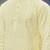 Men's light yellow embroidered kurta pajama