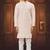 Men's light pink embroidered kurta pajama