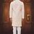 Men's light pink embroidered kurta pajama