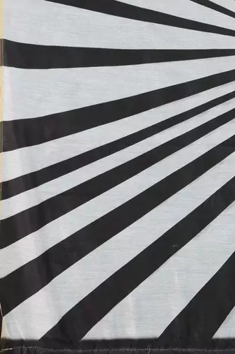 Silk Land  Black  Printed Cotton Blend Saree 