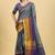Silk Land  Grey  Solid Art Silk Saree 
