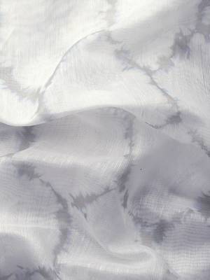 Silk Land  White  Printed Organza Saree  3