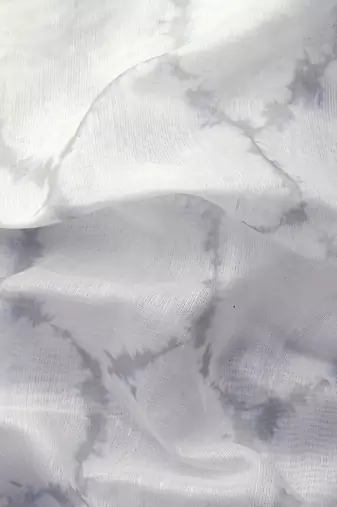 Silk Land  White  Printed Organza Saree 