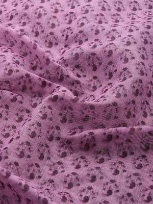 Silk Land  Pink  Kalamkari Cotton Blend Saree  3