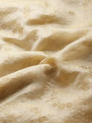 Silk Land  Beige  Woven Design Silk Blend Saree  3
