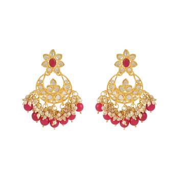 traditional pearl kundan choker jewellery necklace set with maang tikka for women  3