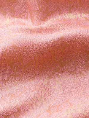 Silk Land  Pink  Woven Design Tissue Saree  3