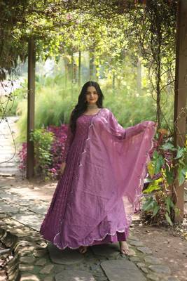 Stuning Onion Designer Ready Made Gown With Dupatta Collection 1