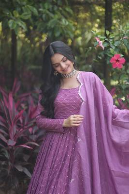 Stuning Onion Designer Ready Made Gown With Dupatta Collection 3