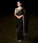 Royal noir saree