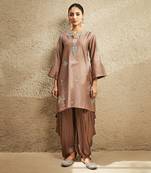The classic brown kurta set