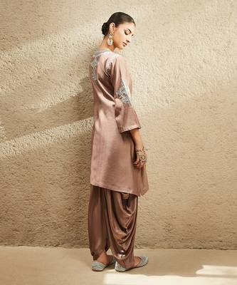 The classic brown kurta set 3
