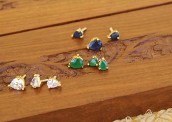 Designer cz changable necklace set 3