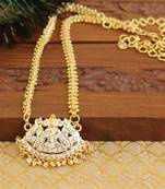 Goldplated temple necklace set