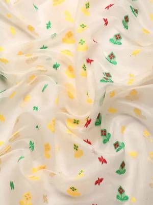 Silk Land  Off White  Woven Design Pure Cotton Saree  3