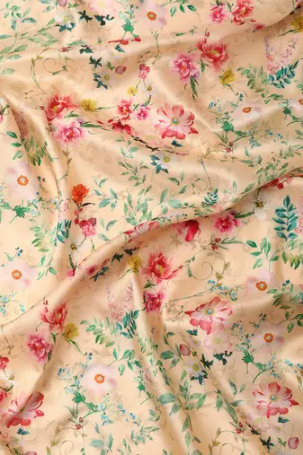 Silk Land  Multicolored  Digital Print Art Silk Saree 