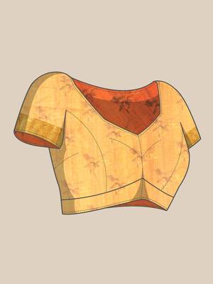 Silk Land  Teal  Digital Print Art Silk Saree  4