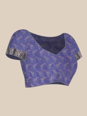 Silk Land  Beige  Digital Print Art Silk Saree  4