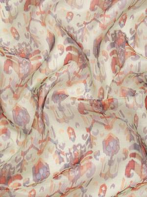 Silk Land  Multicolored  Digital Print Art Silk Saree  3