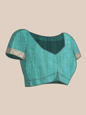 Silk Land  Grey  Digital Print Art Silk Saree  4