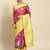 Silk Land  Pink  Digital Print Art Silk Saree 