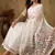 White Thread Work Embroidered Net Saree with Blouse