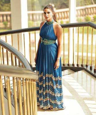 Haseena Jumpsuit In Cobalt Blue 7