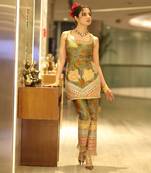 Dilruba Bageecha Kurta Fringe Pants Rangeen Work 