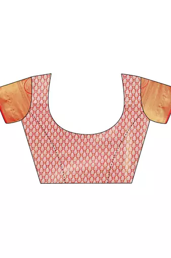 Pink Woven Design Kanjeevaram Zari Work Saree