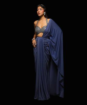 Caelia draped saree set 2
