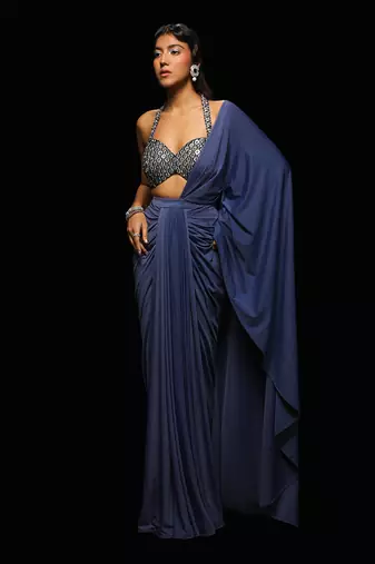 Caelia draped saree set